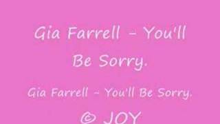 Gia Farrell- You&#39;ll be sorry