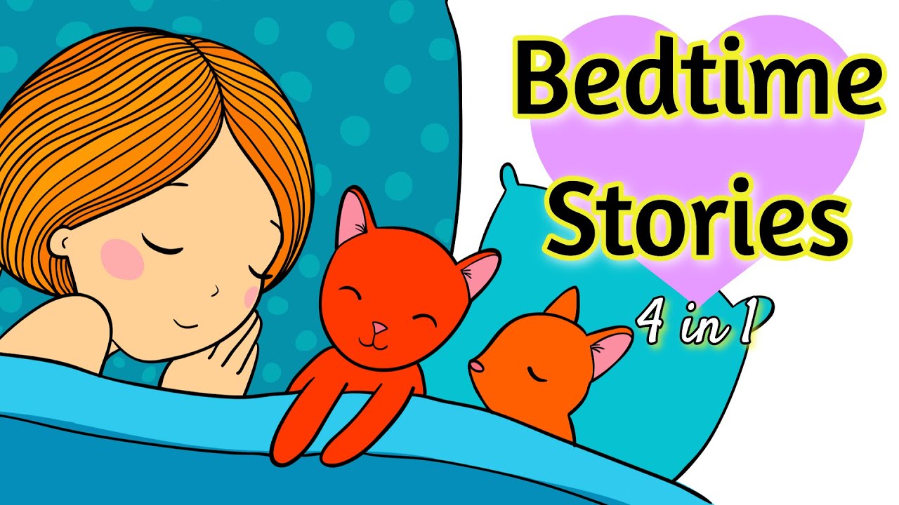 Sleep Meditation for Kids BEDTIME STORIES 4 in 1 Sleep Stories Collection