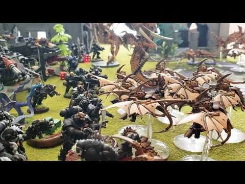 40k LIVE Imperial Guard vs Black Legion