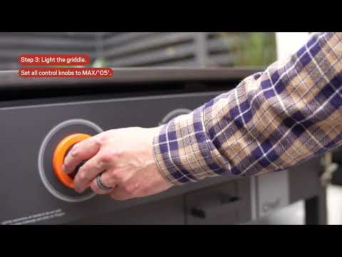 Grill Turismo™ 4-Burner Gas Griddle - How to Season your Griddle
