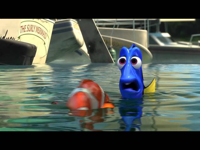 Vídeo relacionado con Disney PIXAR Finding Nemo Surf-Tastic with Nemo & Dory Camiseta