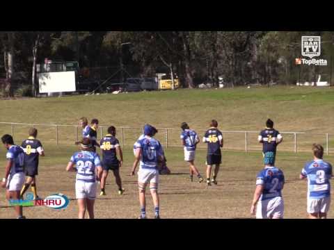 2016 NHRU Round 10 Colt's Highlights - Wanderers v Mayfield Easts