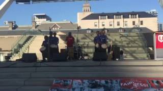 Ngoma Performs Lamba at the Labour Day Parade Assembly