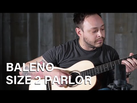 Acoustic Music Works - Chuck Baleno Size 2 Parlor, Adirondack Spruce, Indian Rosewood