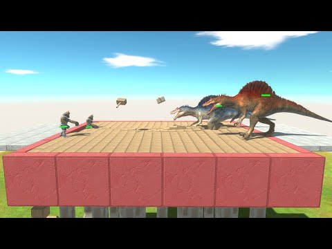 2 vs 2 Tournament on Quicksand - Animal Revolt Battle Simulator