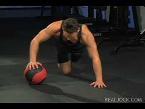 One-Arm Medicine Ball Push-ups