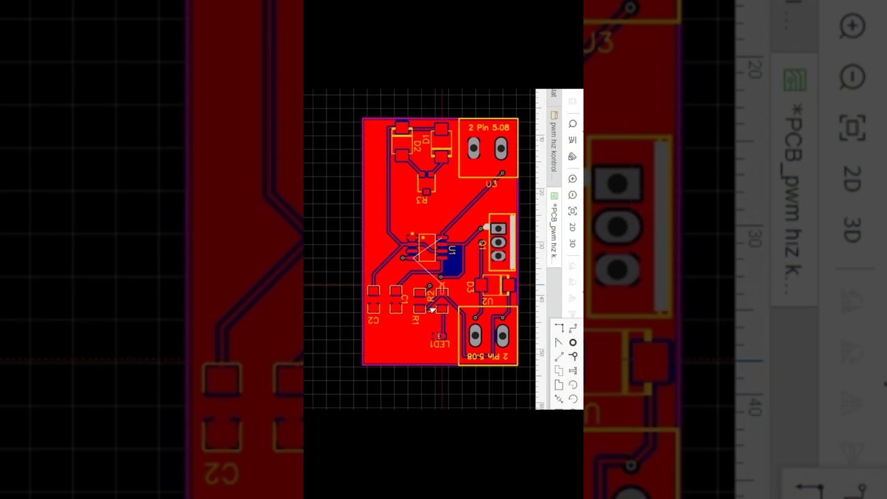 pwm speed control dc motor circuit diagram easyEDA