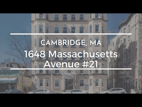 1648 Massachusetts Avenue #21, Cambridge, MA | Apartment Video Tour