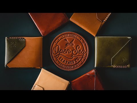 The MOST UNIQUE and FUNCTIONAL Leather Wallets by Open Sea Leather