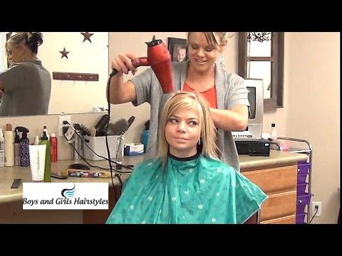 Perfect layered haircut with swoop bang video thumbnail