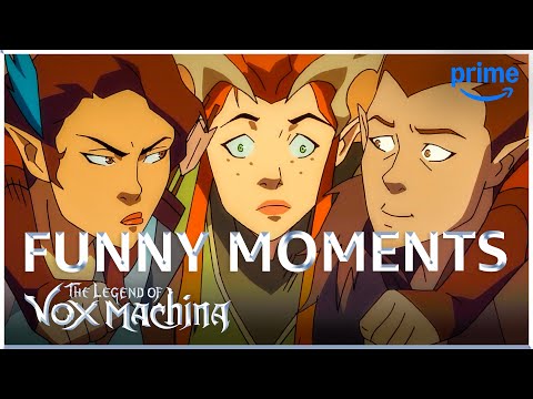 The Legend of Vox Machina Funny Moments S1-3 | Prime Video