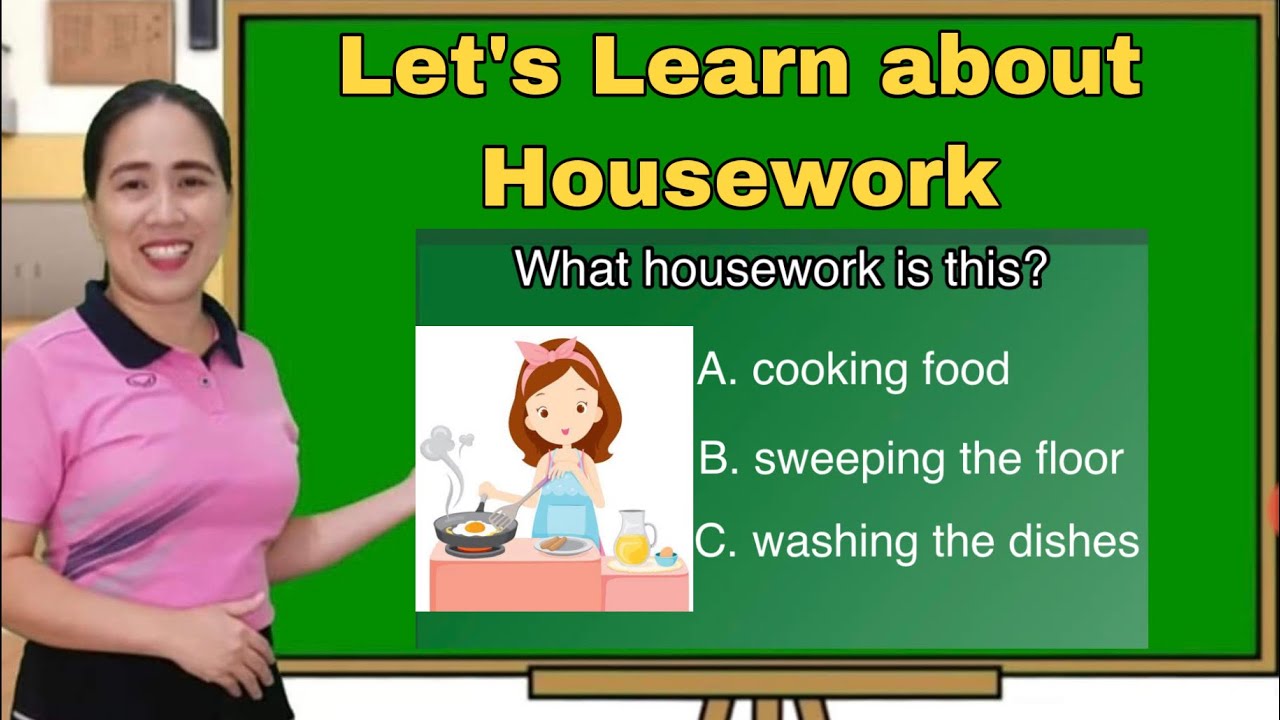 Housework  Vocabulary/Teacher Juliet