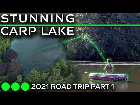 Carp Fishing - The Best Looking Carp Lake in England (2021 Road Trip Part 1)