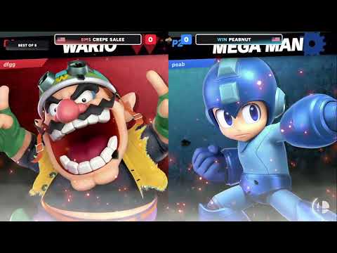 SMFN Invitational Loser's Quarters - Peabnut (Mega Man) vs Crepe Salee (Wario)