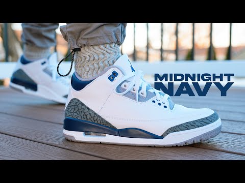 Air Jordan 3 MIDNIGHT NAVY Review & On Feet