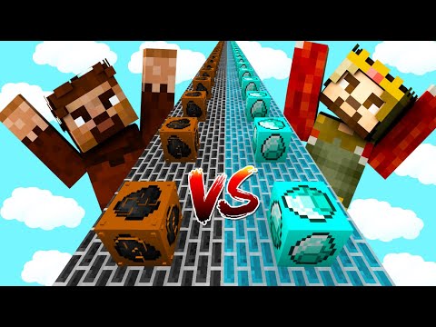 FAKİR ŞANS BLOK VS ZENGİN ŞANS BLOK 😱 - Minecraft