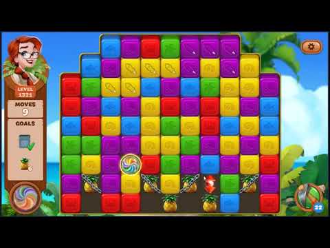 Lost Island Blast Adventure Level 1321 - NO BOOSTERS 🏝️ | SKILLGAMING ✔️