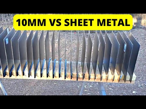 10mm vs Sheet Metal - Xtreme Penetrator, JHP, FMJ, Buffalo Bore Heavy Outdoorsman