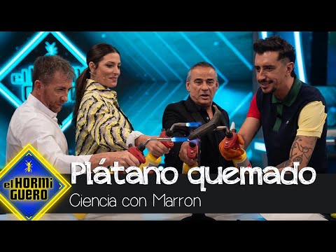¿Qué le ocurre a un plátano si lo quemas? Marron lo comprueba - El Hormiguero