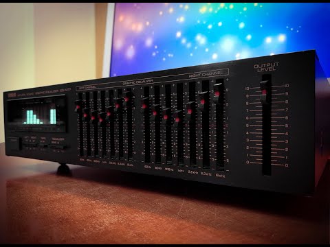 YAMAHA EQ-M77 🌈RaRe🌈 Vintage Stereo Graphic Equalizer image 6