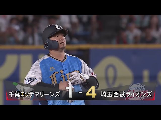【6回表】ライオンズ・森 相手を突き放すタイムリー2ベースヒットで猛打賞‼ 2019/8/12 M-L