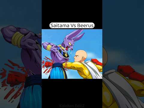 Saitama Vs Beerus ☠️🔥 #video #anime #viralvideo #edit #shorts #short #views #viralshorts #popular