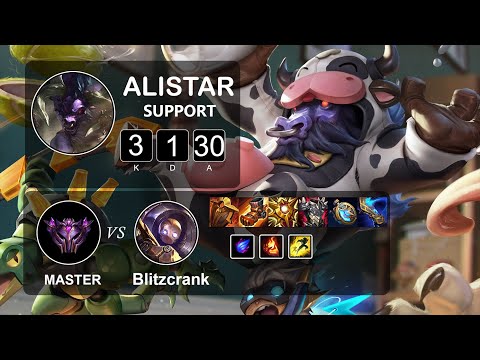 Support Alistar vs Blitzcrank - LOL LAS Master Season 11 Patch 11.19
