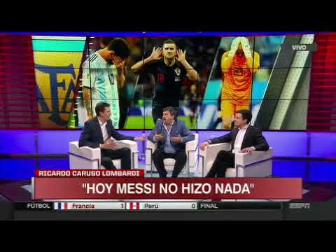 Caruso Lombardi durísimo contra Messi