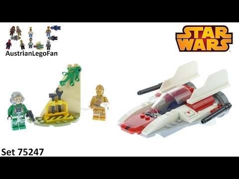 Vidéo LEGO Star Wars 75247 : Chasseur stellaire rebelle A-Wing