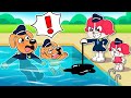 What's going on at Labrador 's swimming pool? - Very Happy Story | Sheriff Labrador Police Animation