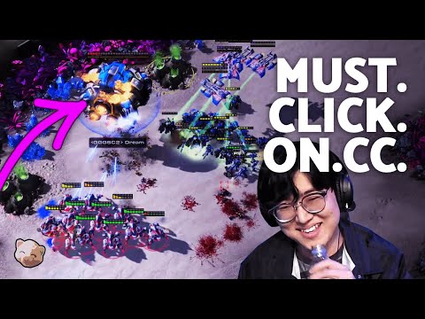 StarCraft 2 - When you just HAVE to CLICK on the CC! | Parting vs Dream (Bo3 PvT)