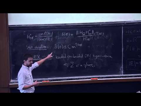 F. Maggi - A quantitative description of almost constant mean curvature hypersurfaces