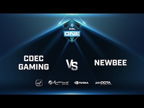 CDEC vs Newbee Game 3 - ESL One Genting CN Q. - @TobiWanDOTA @Luminousinverse