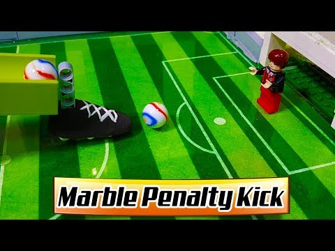 Marble race: PENALTY KICK / MARBLE SOCCER -  2019 America´s Cup   Groups R2