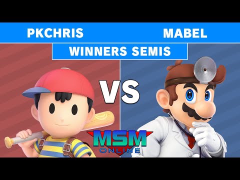 MSM Online 56 - NVR | PKChris (Ness) Vs. EDM | Mabel (Dr. Mario) - Winners Semis