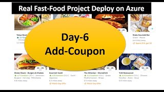 Online Fast food Delievery Project in ASP.NET CORE | Day-6