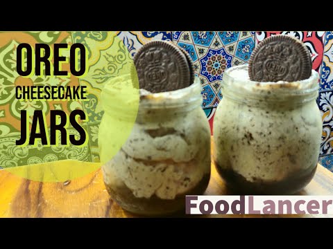 Oreo Cake Jar Recipe | No Bake No Egg No Oven Cake | Oreo Cheesecake Jar Recipe