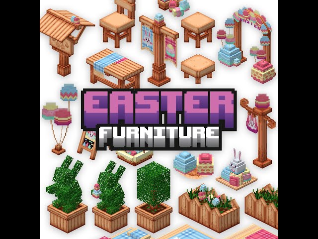Easter Furniture Volume 1 Minecraft Texture Pack