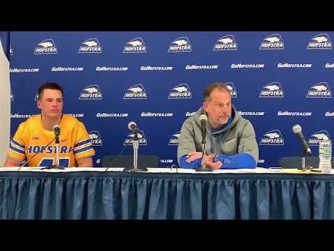 MLAX: Hofstra Men's Lacrosse Post-Game Press Conference vs. St. John's (2/27/22)
