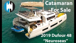 Catamaran For Sale | "Neuroseas" a 2019 Dufour 48 | Walkthrough with Howard Clarke in Grenada
