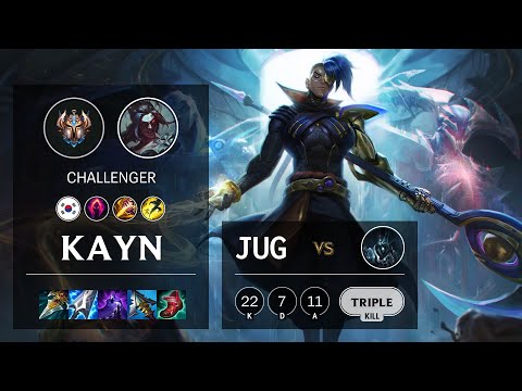 Kayn Jungle vs Karthus - KR Challenger Patch 11.5
