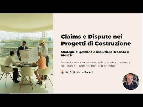 Gestione dei Claims e delle Dispute