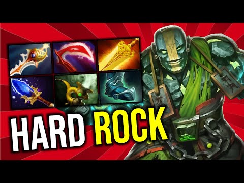 HARD ROCK..!! Carry Earth Spirit Divine Rapier Instant Combo Midlane 7.25 | Dota 2
