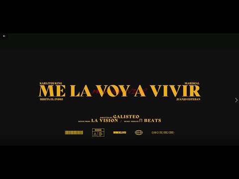 ME LA VOY A VIVIR - KARLITOS KING ❌ IRRITA EL INDIO ❌ JUANJO ESTEBAN ❌MARISCAL (Prod. π Beats)