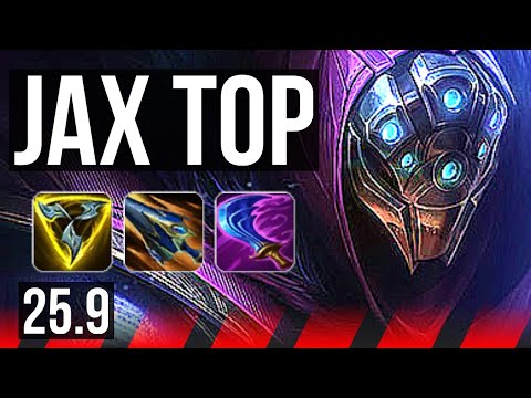 JAX vs RYZE (TOP) | 7 solo kills | KR Master | 25.9
