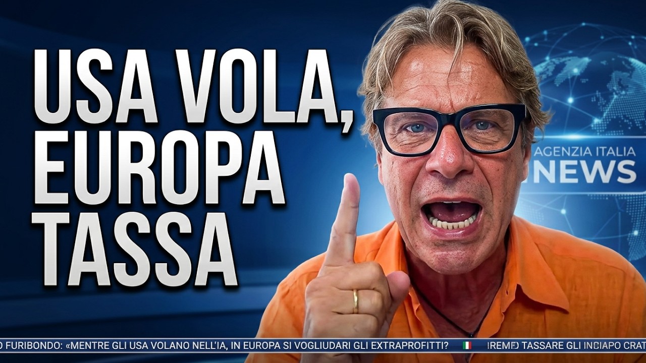 PORRO FURIBONDO: «MENTRE GLI USA VOLANO NELL'IA, IN EUROPA SI VOGLIONO TASSARE GLI EXTRAPROFITTI?"