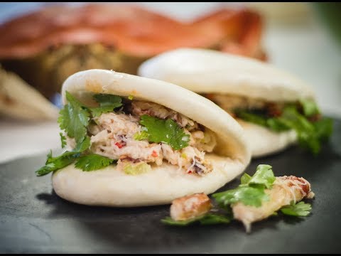 Spicy Crab Bao Bun appetizer recipe