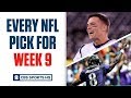 Brady Quinn & Pete Prisco make EVERY WEEK 9 NFL Pick | CBS Sports HQ