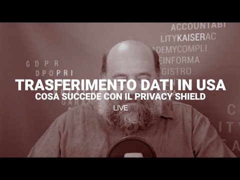 Trasferimento dati in USA e Privacy Shield