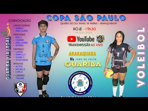 Guariba Via Legal x Araraquara : Copa São Paulo de Vôlei